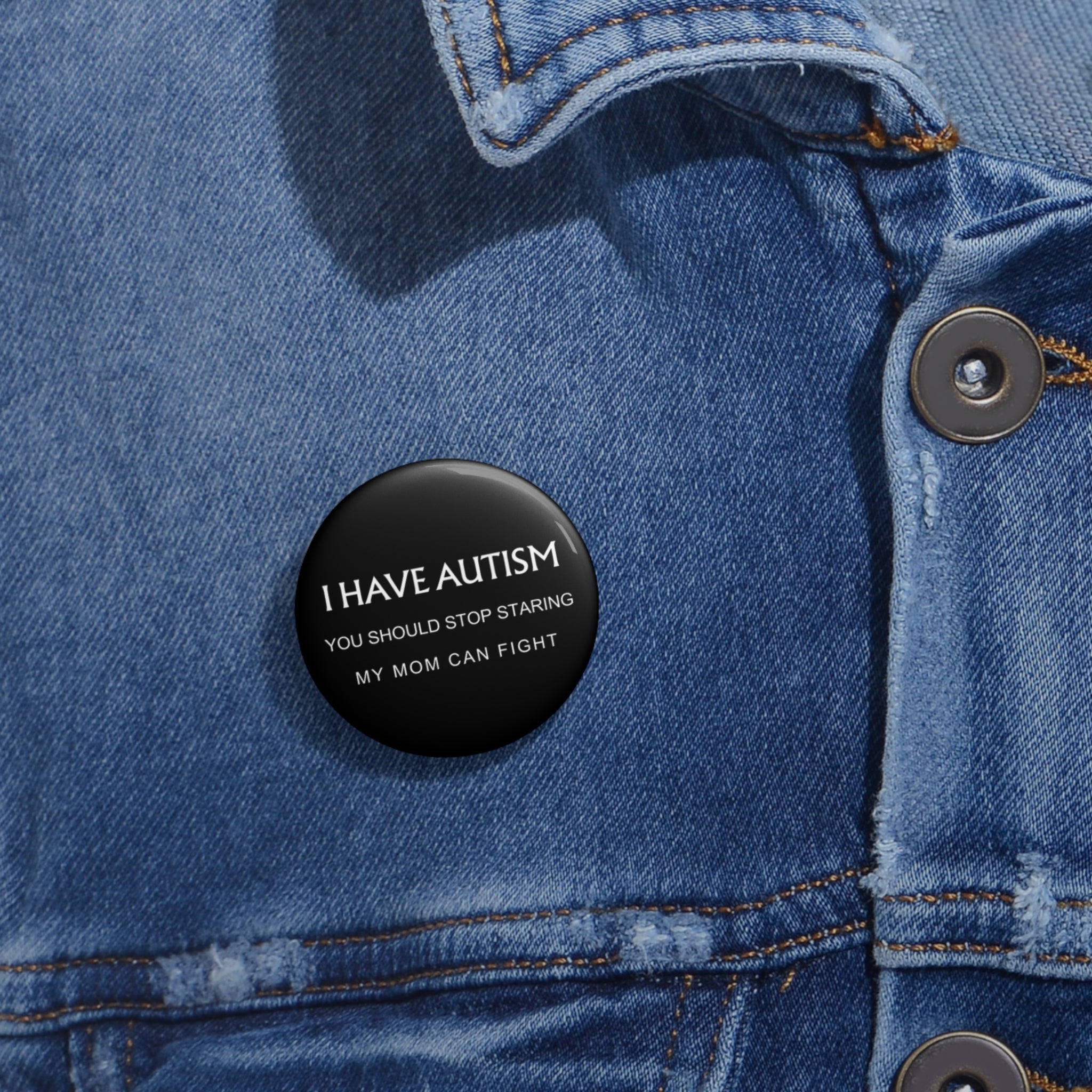 Mom Can Fight Pin Button