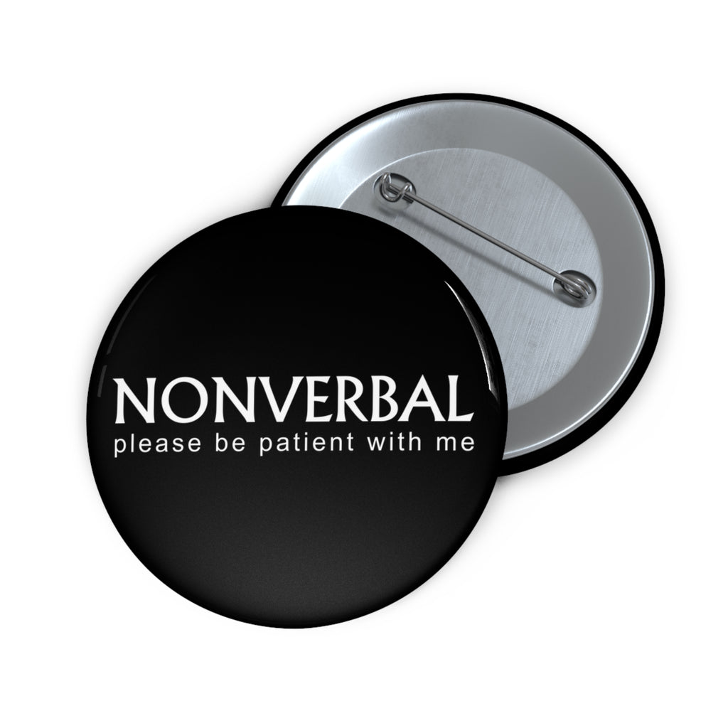 Nonverbal Pin Button