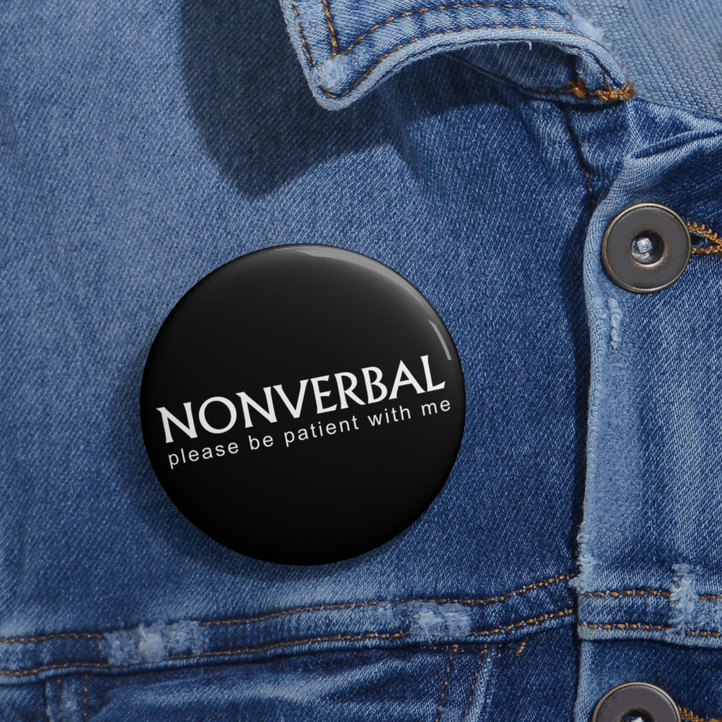 Nonverbal Pin Button