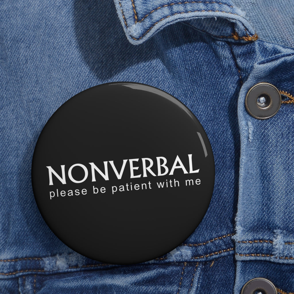 Nonverbal Pin Button